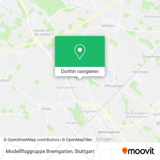 Modellfluggruppe Bremgarten Karte