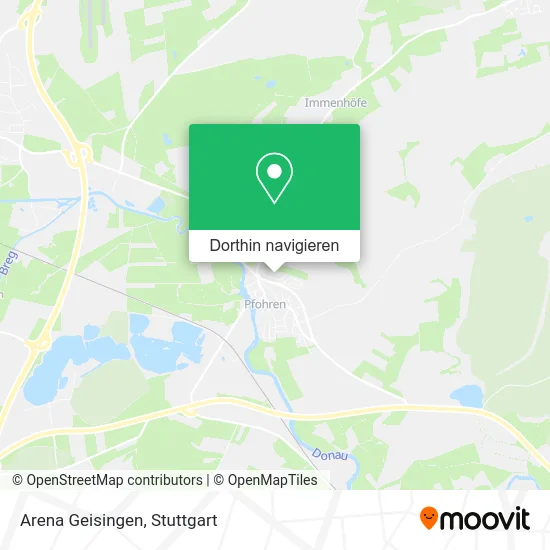 Arena Geisingen Karte
