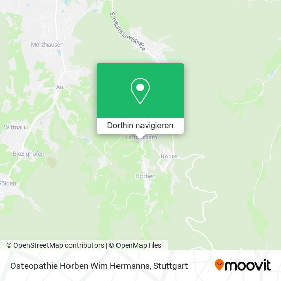 Osteopathie Horben Wim Hermanns Karte