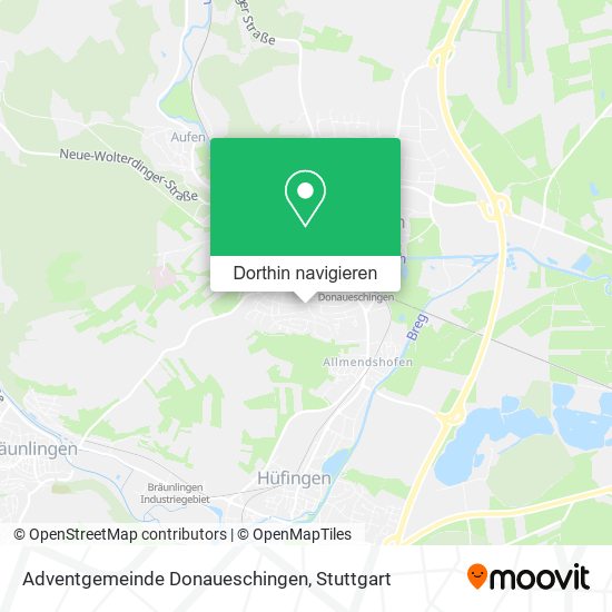 Adventgemeinde Donaueschingen Karte