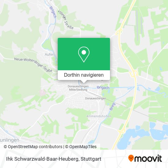 Ihk Schwarzwald-Baar-Heuberg Karte