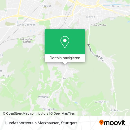 Hundesportverein Merzhausen Karte