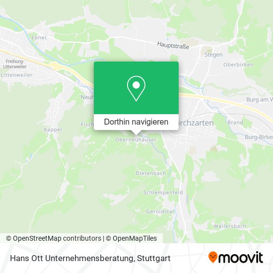 Hans Ott Unternehmensberatung Karte