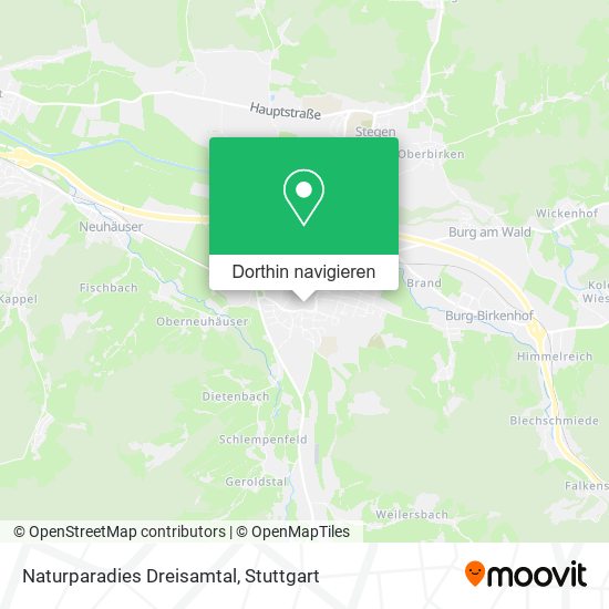 Naturparadies Dreisamtal Karte