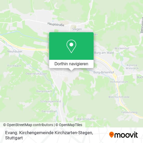 Evang. Kirchengemeinde Kirchzarten-Stegen Karte