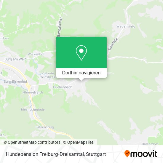 Hundepension Freiburg-Dreisamtal Karte