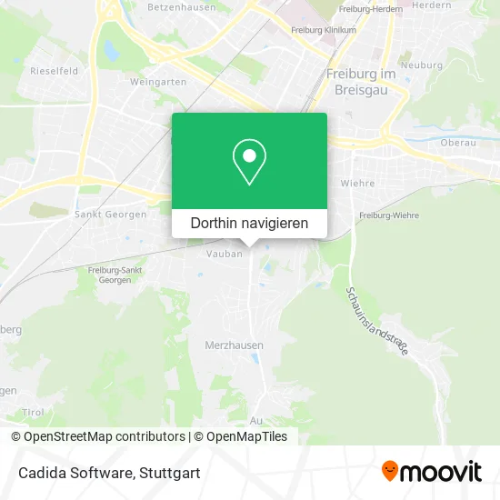 Cadida Software Karte