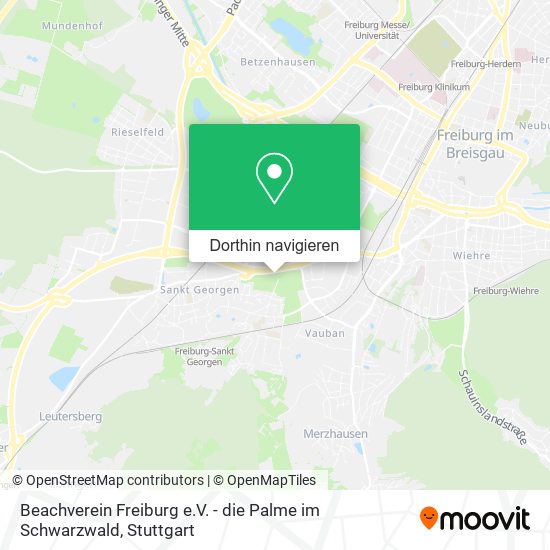 Beachverein Freiburg e.V. - die Palme im Schwarzwald Karte