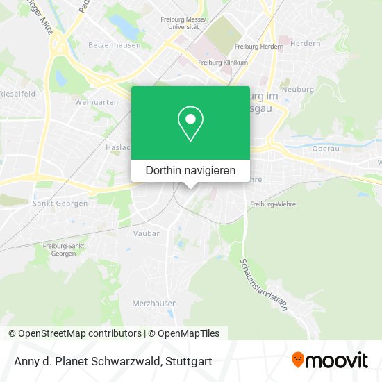Anny d. Planet Schwarzwald Karte