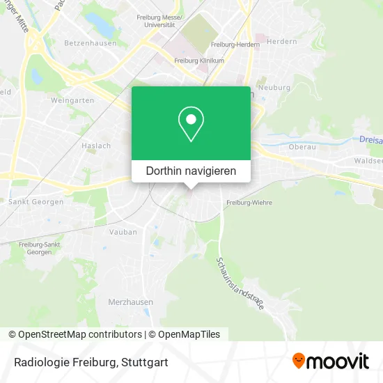 Radiologie Freiburg Karte