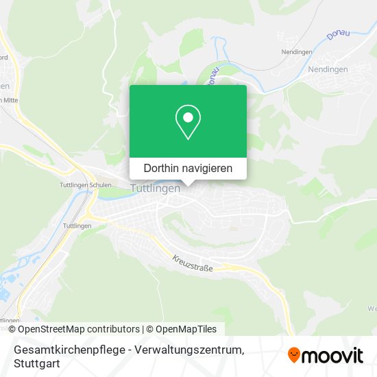 Gesamtkirchenpflege - Verwaltungszentrum Karte