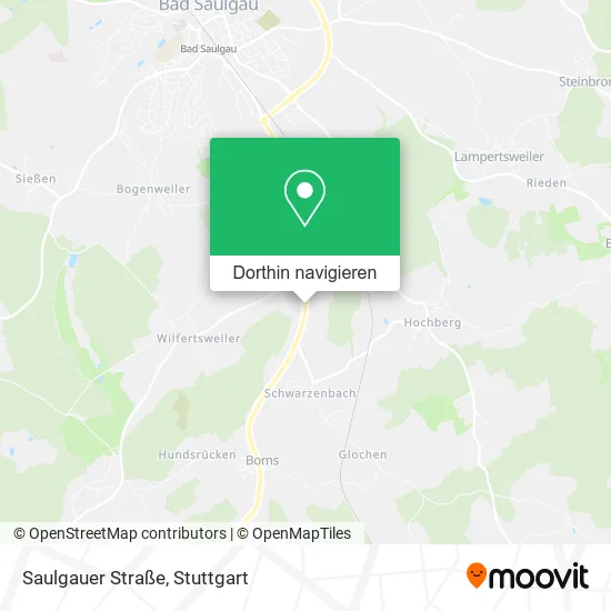 Saulgauer Straße Karte