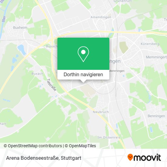 Arena Bodenseestraße Karte