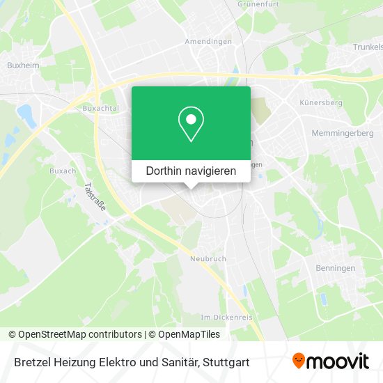Bretzel Heizung Elektro und Sanitär Karte
