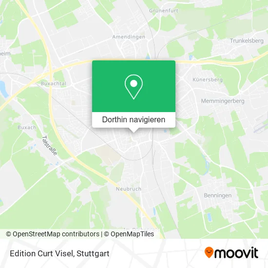 Edition Curt Visel Karte