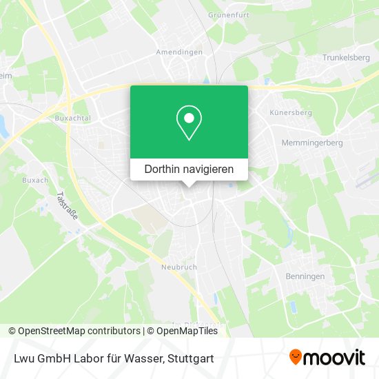 Lwu GmbH Labor für Wasser Karte