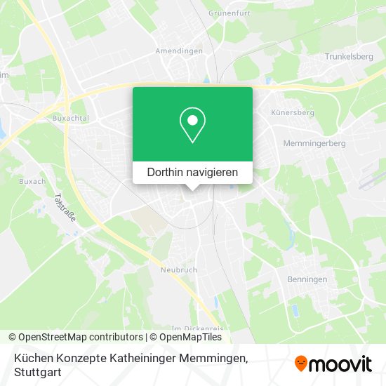 Küchen Konzepte Katheininger Memmingen Karte