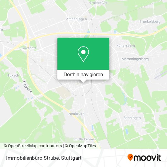 Immobilienbüro Strube Karte