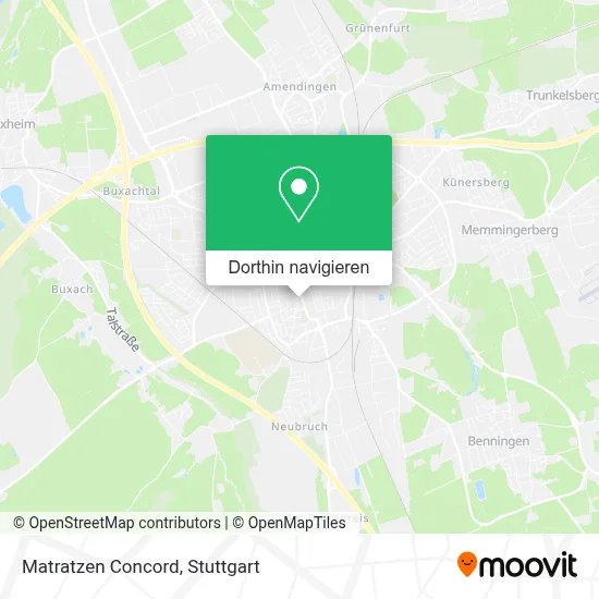 Matratzen Concord Karte