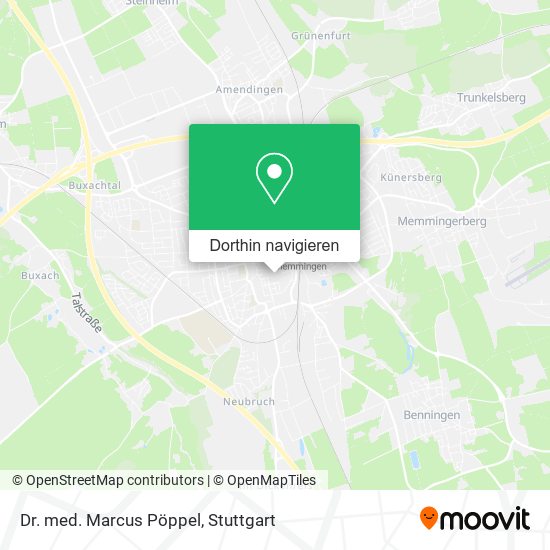 Dr. med. Marcus Pöppel Karte