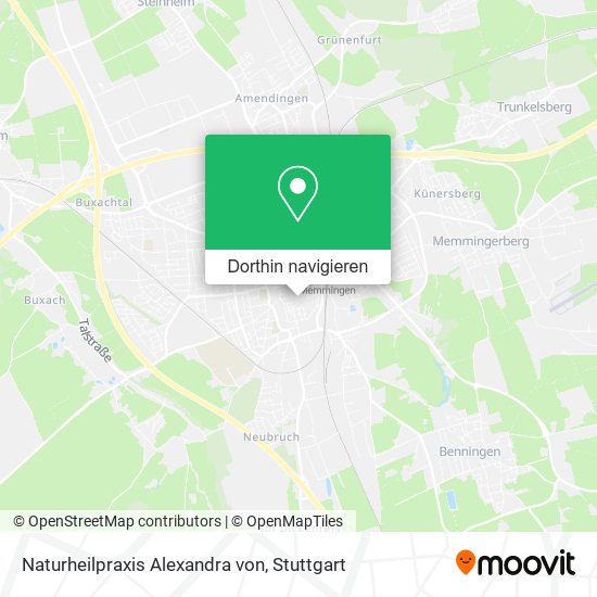 Naturheilpraxis Alexandra von Karte