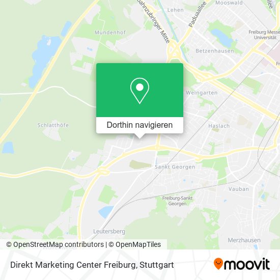 Direkt Marketing Center Freiburg Karte