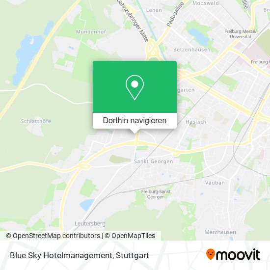 Blue Sky Hotelmanagement Karte