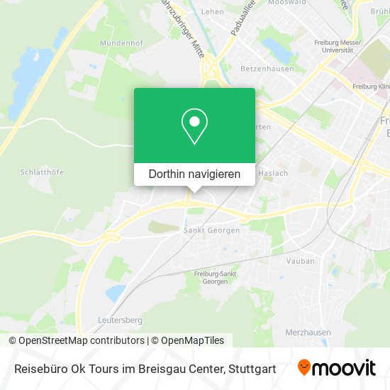 Reisebüro Ok Tours im Breisgau Center Karte