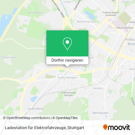 Ladestation für Elektrofahrzeuge Karte