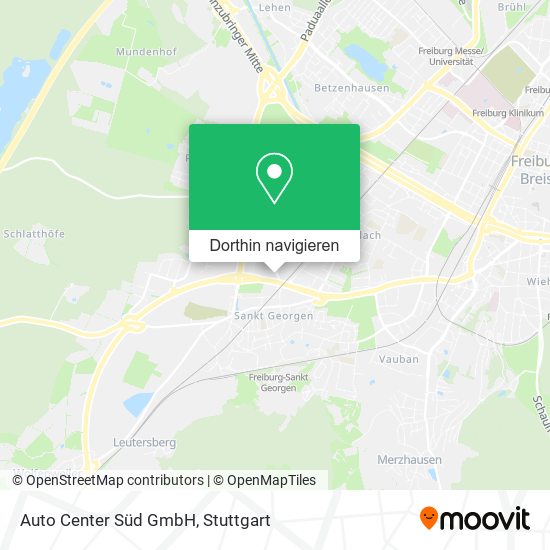 Auto Center Süd GmbH Karte