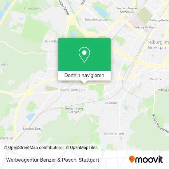 Werbeagentur Benzer & Posch Karte