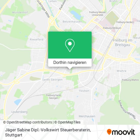 Jäger Sabine Dipl.-Volkswirt Steuerberaterin Karte