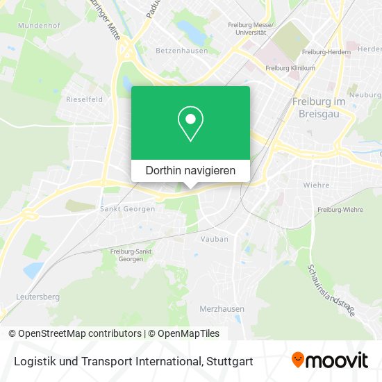 Logistik und Transport International Karte
