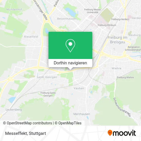 Messeffekt Karte