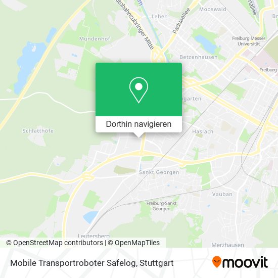 Mobile Transportroboter Safelog Karte
