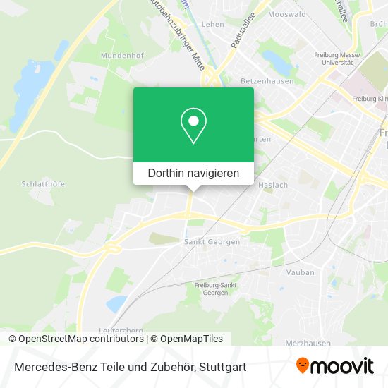 Mercedes-Benz Teile und Zubehör Karte