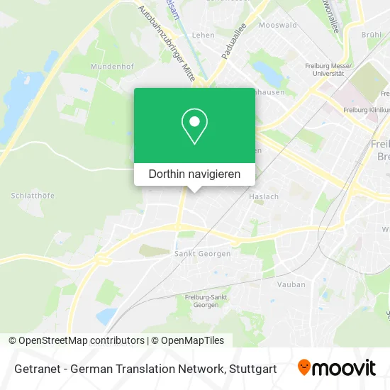 Getranet - German Translation Network Karte