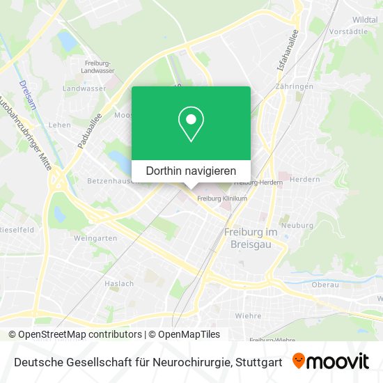 Deutsche Gesellschaft für Neurochirurgie Karte