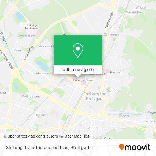 Stiftung Transfusionsmedizin Karte