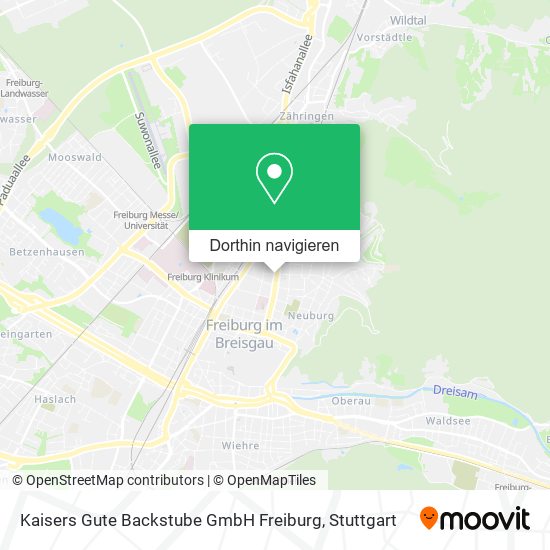 Kaisers Gute Backstube GmbH Freiburg Karte