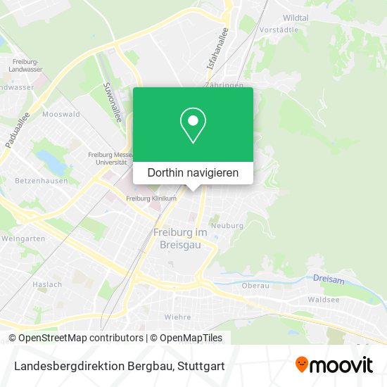 Landesbergdirektion Bergbau Karte
