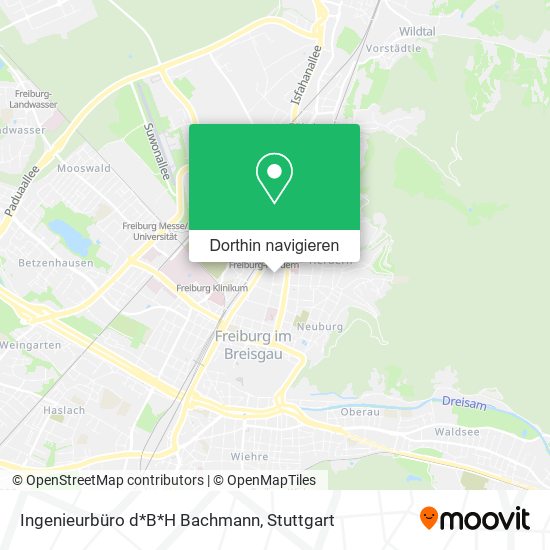 Ingenieurbüro d*B*H Bachmann Karte