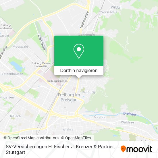 SV-Versicherungen H. Fischer J. Kreuzer & Partner Karte