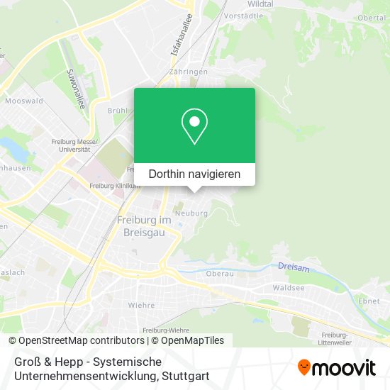 Groß & Hepp - Systemische Unternehmensentwicklung Karte