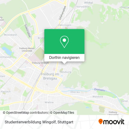 Studentenverbildung Wingolf Karte