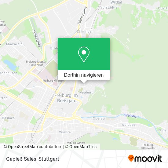 Gapleß Sales Karte