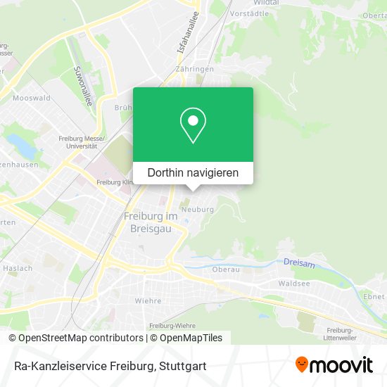 Ra-Kanzleiservice Freiburg Karte