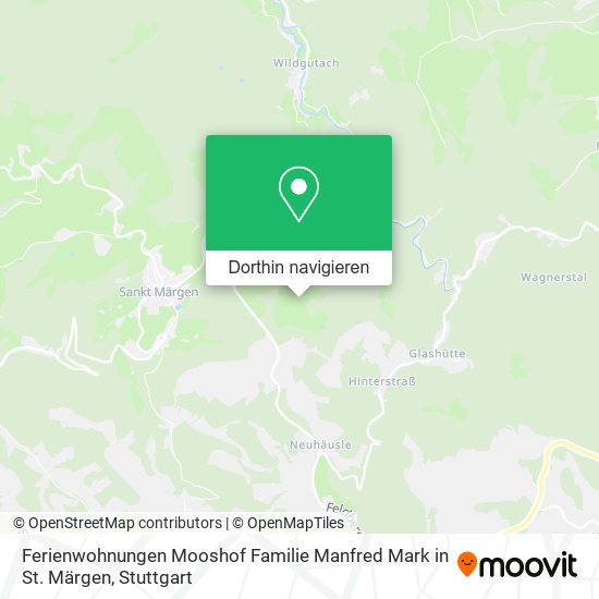 Ferienwohnungen Mooshof Familie Manfred Mark in St. Märgen Karte