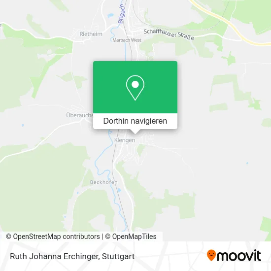 Ruth Johanna Erchinger Karte