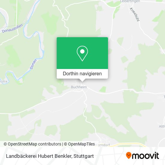 Landbäckerei Hubert Benkler Karte